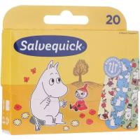 Пластырь Детские пластыри Salvequick Moominki 20 шт