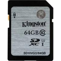 Карта памяти SD KINGSTON SDXC 64Gb UHS-I Class 10