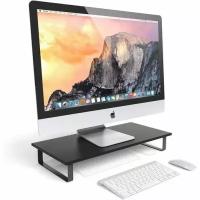 Satechi Подставка под монитор Satechi Classic Monitor Stand. Совместим с 27-дюймовым iMac, другими ноутбуками, настольными компьютерами, принтерами. Материал: МДФ, металл. Размеры изделия: 55.3*26*8.3 см