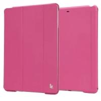 Чехол для Apple iPad Air JisonCase Executive Smart Cover малиновый