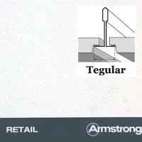 Подвесной потолок Armstrong плита Retail tegular 600х600х14 мм