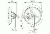 BOSCH BOSCH Сигнал звуковой BOSCH 0986320312