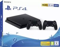 Игровая приставка Sony PlayStation 4 Slim 500GB + 2-ой джойстик DualShock