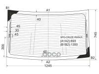 Стекло Заднее С Обогревом Chevrolet Cruze 4D 09-15/Daewoo Lacetti 4D 09- Sat арт. SPG-CRUZE RW/H/X