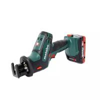 Пила сабельная аккумуляторная Metabo SSE18LTXCompact +ЗУ ASC555