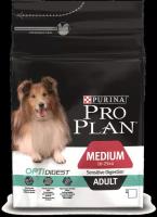 Purina Pro Plan ADULT DOG OPTIDIGEST MEDIUM SENSITIVE DIGESTION Сухой корм для взрослых собак средних пород с Чувствительным пищеварением с Ягненком и Рисом 7 кг. (12278923)