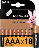 Батарейки Duracell LR03-18BL