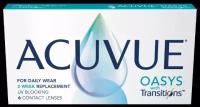 Контактные линзы ACUVUE® OASYS with Transitions, Sph 0.00