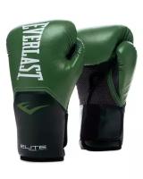 Боксерские Перчатки Everlast Elite Pro Style зеленые (Унции-10 унц)