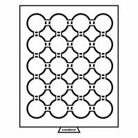 Кассета на 20 ячеек для хранения и презентации монет в капсулах диаметром до 39 мм, MB, LEUCHTTURM, 302859