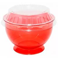 Креманка для десертов красная "Ramekin" с крышкой, 200 мл, 1 штука