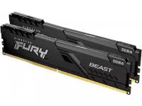 Модуль памяти Kingston Fury Beast Black DDR4 DIMM 3600Mhz PC28800 CL18 - 32Gb Kit (2x16Gb) KF436C18BBK2/32