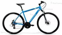 Велосипед Merida Crossway 10-D (2021) Синий 19 ростовка