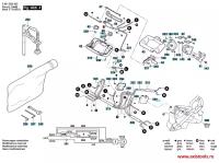 Запчасть для электроинструмента Bosch Выключатель для GCM 10 GDJ, GCM 10 SD, GCM 12 GDL, GCM 12 JL (2610950336, 2.610.950.336)