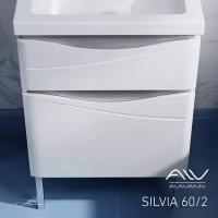 Alavann Тумба под раковину Alavann Silvia 60 см, напольная, белый