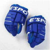 Перчатки хоккейные ESPO 406, синий, 10