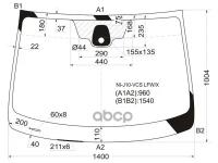 Стекло Лобовое (Датчик Дождя) Nissan Qashqai 06-13 / Dualis 07-14 / Qashqai+2 08-14 XYG арт. NI-J10-VCS LFW/X