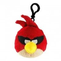 Мягкая игрушка-брелок 'Красная злая птичка' (Angry Birds - Red Bird), 8 см, Commonwealth Toys 92677