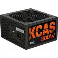 Блок питания Aerocool ATX 800W KCAS-800W PLUS 80+ bronze (24+4+4pin) APFC 120mm fan 7xSATA RTL