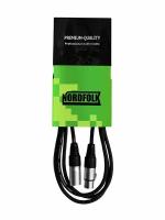 Кабель микрофонный NordFolk XLR/F - XLR/M 5m NMC9/5M