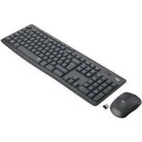 920-009807 Logitech Клавиатура + мышь MK295 с поддержкой SilentTouch Комплект беспроводной {клавиатура+мышь, GRAPHITE, RUS, 2.4GHz}