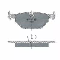 Колодки тормозные дисковые Sct SP184