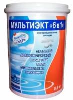 Средство для комплексной обработки бассейна Маркопул Мультиэкт (6 в 1) 0,8 кг