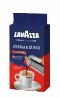 Кофе молотый Lavazza Crema e Gusto жареный, 250 г