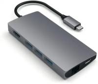 USB-концентратор Satechi Multi-Port V2 Type-C 4K with Ethernet ST-TCMA2M (Space Gray)