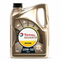 Синтетическое моторное масло TOTAL Quartz Racing 10W50, 5 л