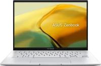 Ноутбук ASUS Zenbook 14 OLED UX3402VA-KM064W, 14" (2880x1800) OLED 90Гц/Intel Core i7-1360P/16ГБ DDR5/1ТБ SSD/Iris Xe Graphics/Windows 11 Home, серебристый (90NB10G6-M00E90)