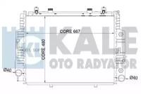 Радиатор системы охлаждения MERCEDES BENZ 400 SE / 400 SEL / S 420 / 500 SE / 500 SEL / 600 SE / 600 SEL / S 420 / S 500 / S 600 / SEC / CL 420 / SEC / CL 500 / SEC / CL 600 KALE 351300 | цена за 1 шт