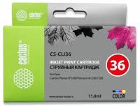 Cactus Картридж струйный CS-CLI36 многоцветный (11.8мл) для Canon Pixma 260