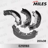 Колодки тормозные Ford Fiesta 125-18D 95-, Fusion 125-16D 00-; Mazda 2 03- Miles