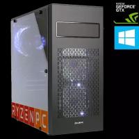 RyzenPC Компьютер RyzenPC 3303633 (Ryzen 5 3500, 16 Гб, SSD: 960 Гб, GTX 1650 4 Гб, WIFI, 500 Вт, Win 10 Home)