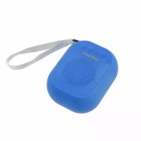 Портативная колонка BLOOM, 3 Вт, Bluetooth, MP3, FM-радио, синяя