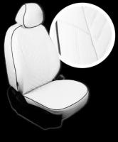 Чехлы и накидки на сиденья Автопилот Чехлы из ромба на Шевроле Лачетти седан (2004-2013), цвет белый + белый