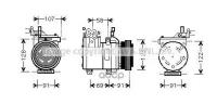 Компрессор Кондиционера Hyundai Elantra Iii Tucson Kia Sportage Iii Ava арт. hyk161