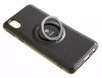 Накладка iFace с кольцом для Samsung A01 Cre черный