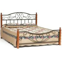 Кровать TetChair AMOR, queen bed, металл. каркас + основание 160 x 200