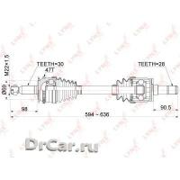 LYNXAUTO Вал приводной