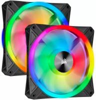 Вентилятор для корпуса CORSAIR iCUE QL140 RGB CO-9050100-WW 140mm PWM Dual Fan Kit with Lighting Node CORE