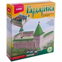 Конструктор из деревянной соломки Lori "Гардарика. Крепостная башня", от 6-ти лет, картонная коробка