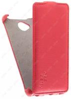 Кожаный чехол для Microsoft Lumia 650 Dual Sim Aksberry Protective Flip Case (Красный)