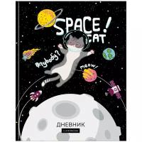 Дневник 1-4 кл. 48л. (твердый) "Космос. Fantastic space", матовая ламинация