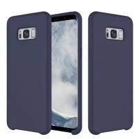 Чехол Silicone cover для Samsung Galaxy Galaxy S8 Plus, темно-синий