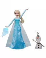 Кукла Disney Princess "Эльза с волшебными силами и снеговиком Олафом" Frozen