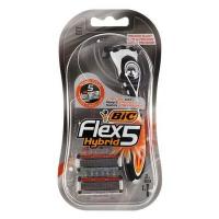 Набор BIC 5 FLEX HYBRID Бритва + 2 кассеты с 5 лезвиями BIC