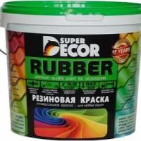 Резиновая Краска Super Decor Rubber 12кг для Кровли, Оцинковки, Металлоконструкций, Цоколей, Фасадов из Дерева и Минеральных Поверхностей, Бассейнов / Супер Декор Руббер