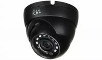 Видеокамера IP RVi RVi-1NCE2060 (2.8) black 1/2.8” КМОП; Фиксированный; 2,8 мм; ИК-подсветка: 30 м; 2Мп, 25к/с; 2Мп, 25к/с; H.264; H.265; H.264+; H.2